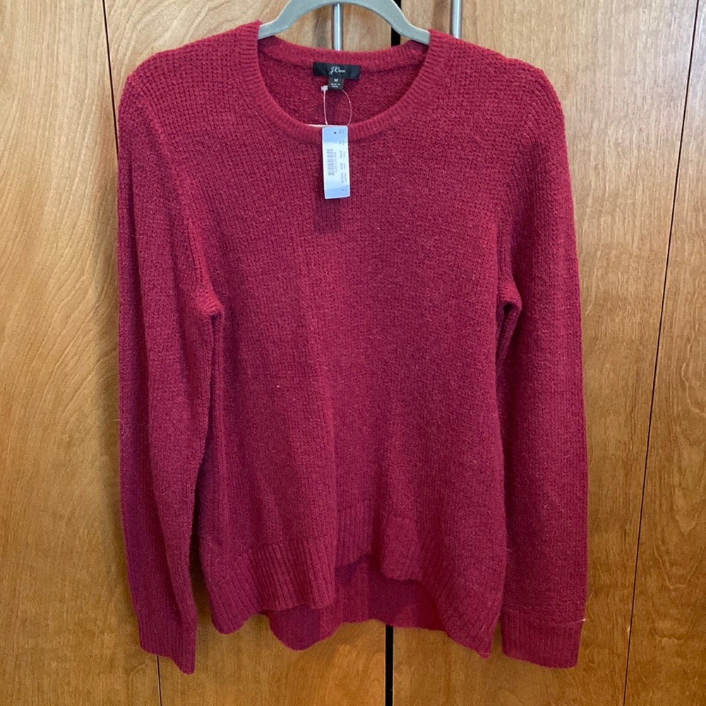 JCrew Burgundy Sweater